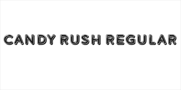 Candy Rush Regular Logo