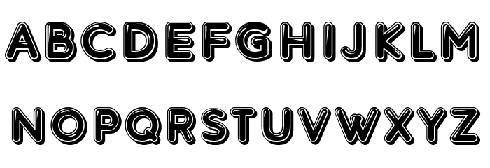 Candy Rush Regular Font LOWERCASE