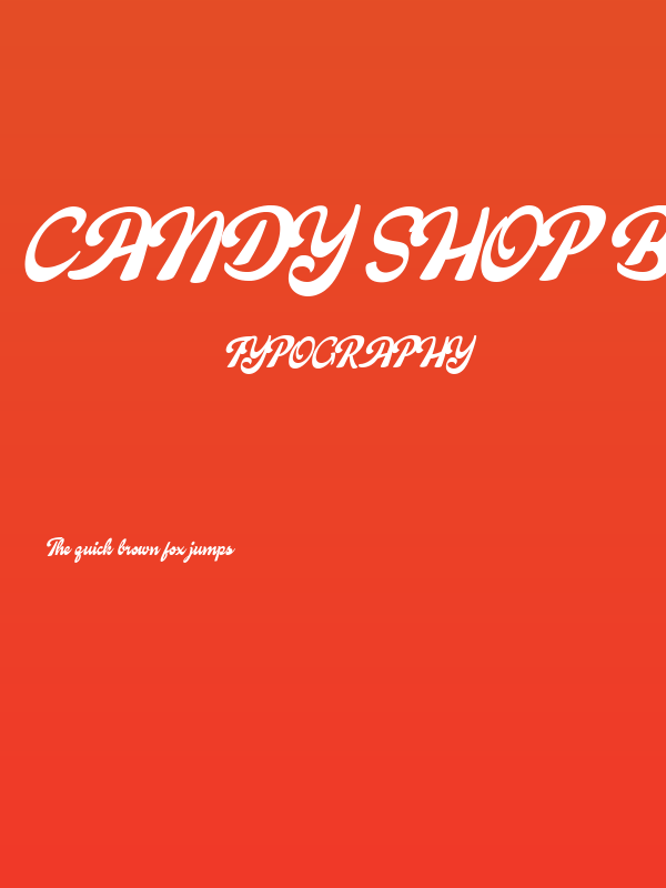 Candy Shop Black Personal Use      Poster