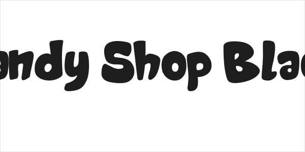 Candy Shop Black Logo