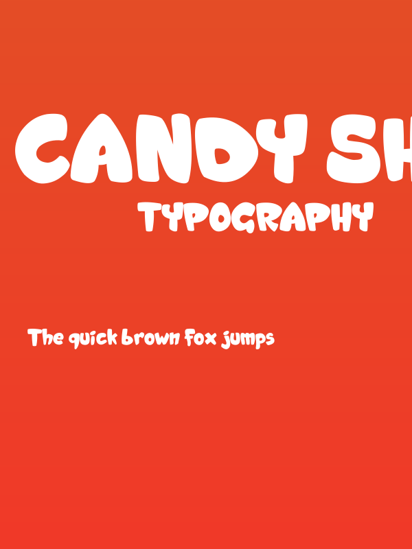 Candy Shop Black Poster