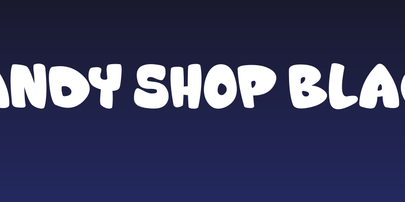 Candy Shop Black Social Header