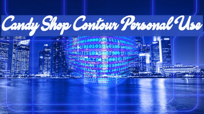 Candy Shop Contour Personal Use Example 3