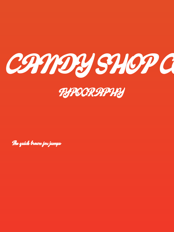 Candy Shop Contour Personal Use Poster