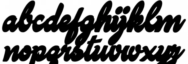 Candy Shop Contour Personal Use 字体 小写