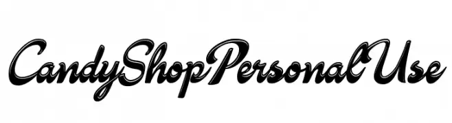 Candy Shop Personal Use  フリーフォントのダウンロード