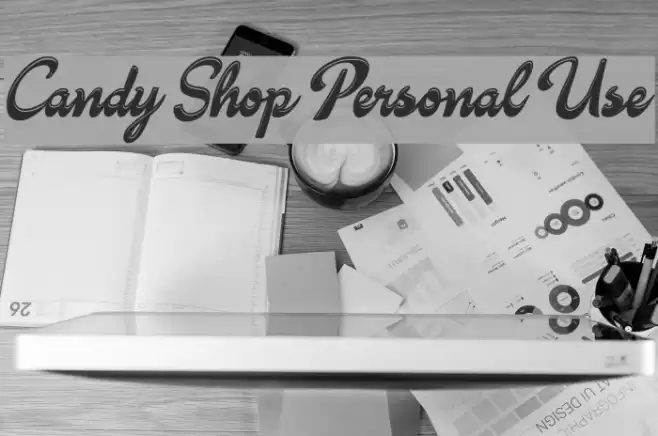 Candy Shop Personal Use Font examples