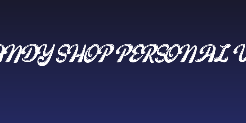 Candy Shop Personal Use Social Header