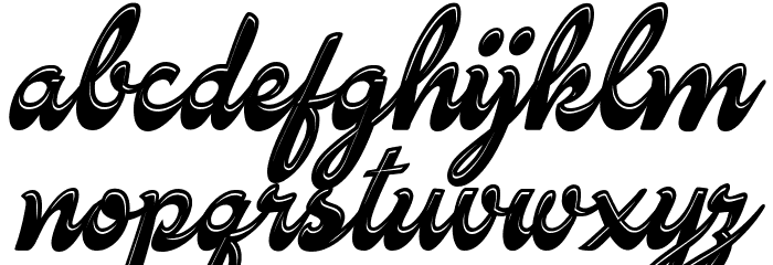 Candy Shop Personal Use Font LOWERCASE