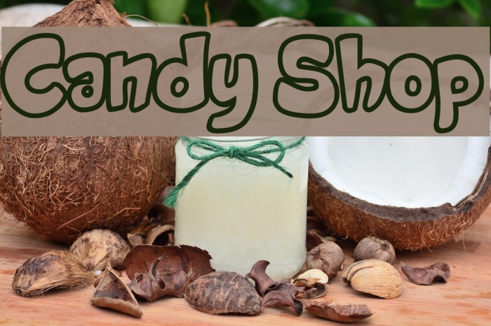 Candy Shop Font examples