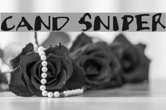 Candy Sniper Font examples