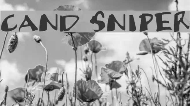 Candy Sniper Font examples