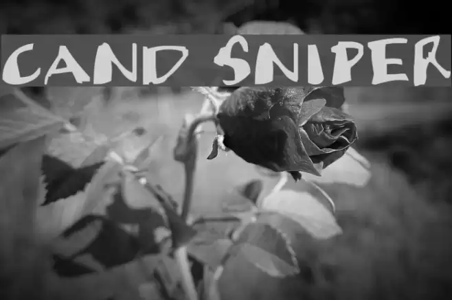 Candy Sniper Font examples
