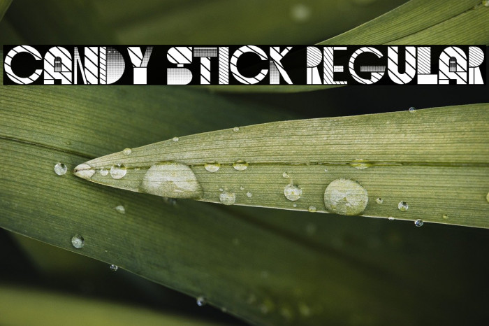Candy Stick Regular Example 2