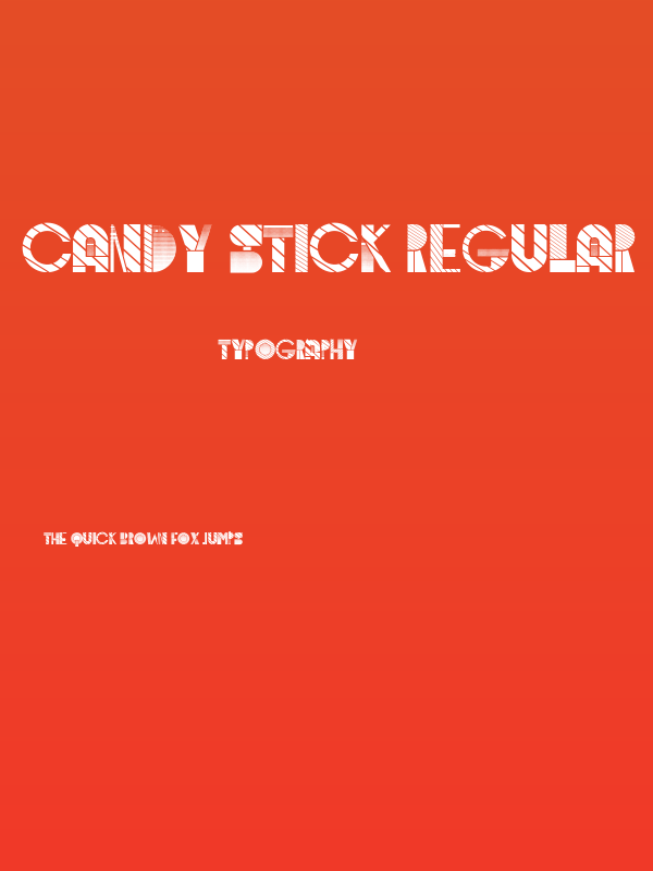 Candy Stick Regular Poster
