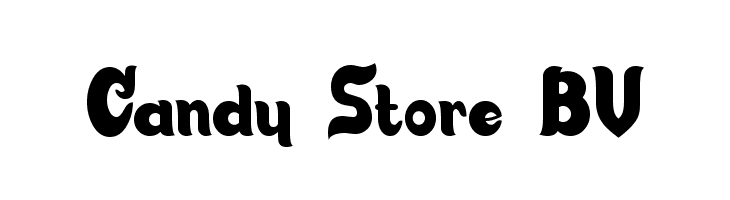 Candy Store BV  Frei Schriftart Herunterladen