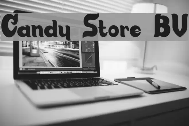 Candy Store BV Font examples