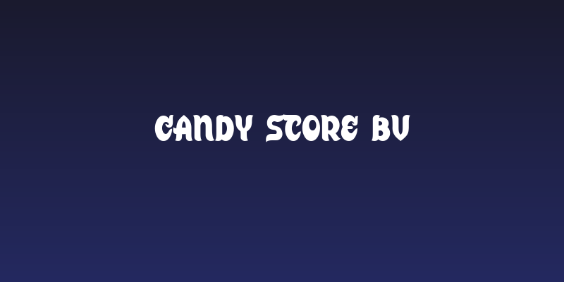 Candy Store BV Social Header