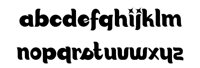 Candy Store BV Font LOWERCASE