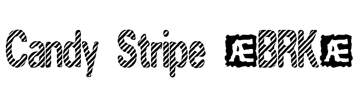 Candy Stripe [BRK]  नि: शुल्क फ़ॉन्ट्स डाउनलोड