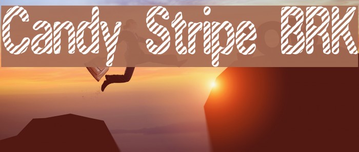 Candy Stripe [BRK] Font examples