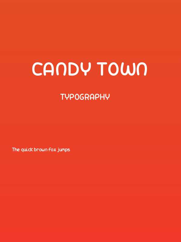 Candy Town Poster