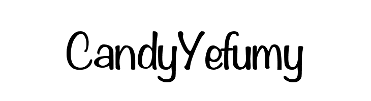 Candy Yefumy  免费字体下载
