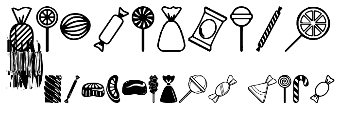 Candy icons Font OTHER CHARS