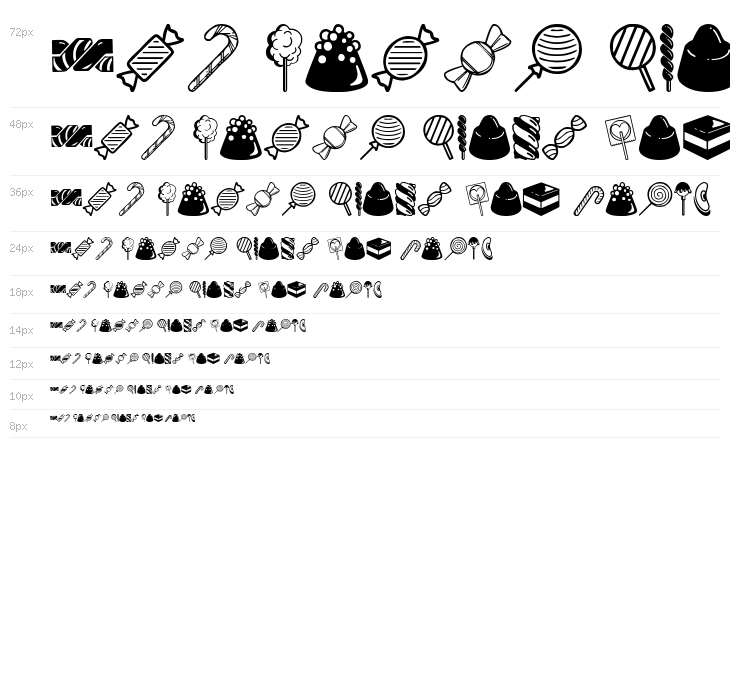 Candy icons Waterfall