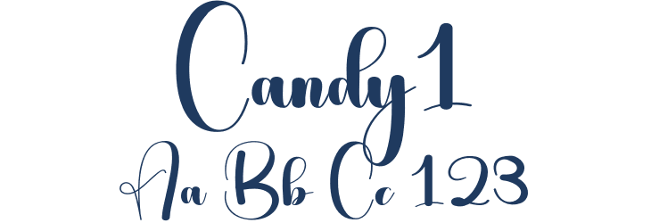 Candy1 Font Preview
