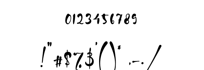 CandyClause Font OTHER CHARS
