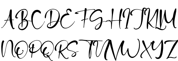CandyClause Font UPPERCASE
