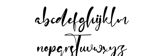 CandyClause Font LOWERCASE