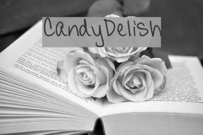CandyDelish Font examples