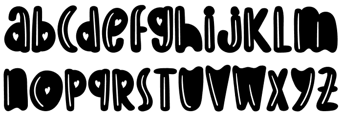 CandyLoveFREE Fuentes MINÚSCULAS