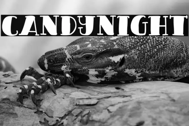 CandyNight Font examples