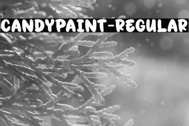 CandyPaint-Regular Fuentes examples