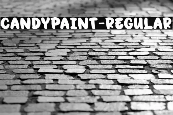 CandyPaint-Regular Fuentes examples