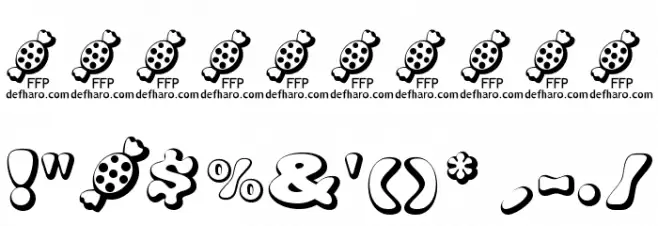 CandyPop! Font OTHER CHARS