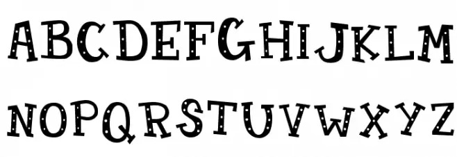 CandyRandy Schriftart Groß