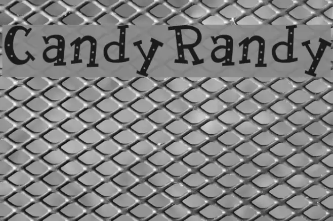 CandyRandy Шрифта examples