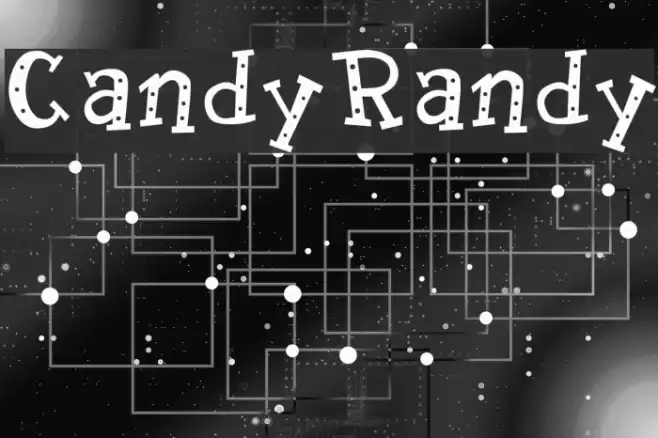 CandyRandy Шрифта examples