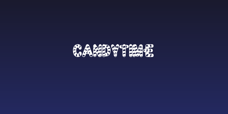 CandyTime Social Header