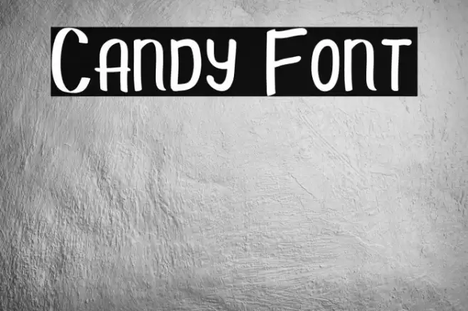 Candy Font examples