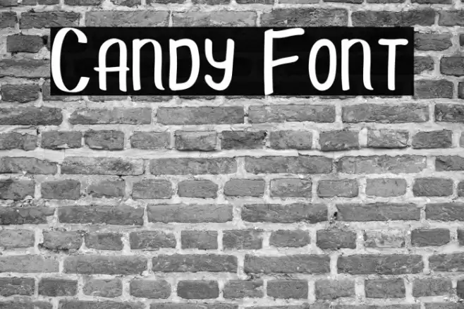 Candy Font examples