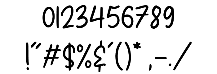 Candycane Font OTHER CHARS