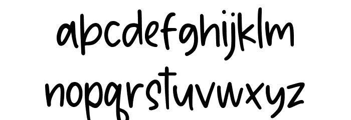 Candycane Font LOWERCASE