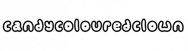 Candycolouredclown  Fuentes Gratis Descargar