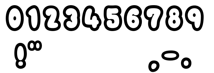 Candycolouredclown Font OTHER CHARS