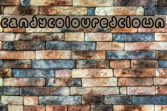 Candycolouredclown Font examples